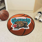 NBA Retro Vancouver Grizzlies Basketball Rug - 27in. Diameter, 35431
