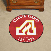 NHLRETRO Atlanta Flames Roundel Rug - 27in. Diameter, 35434