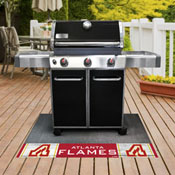 NHLRETRO Atlanta Flames Vinyl Grill Mat - 26in. x 42in., 35436