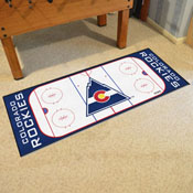 NHLRETRO Colorado Rockies Rink Runner - 30in. x 72in., 35473