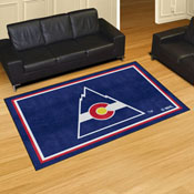 NHLRETRO Colorado Rockies 5ft. x 8 ft. Plush Area Rug, 35474
