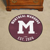 NHLRETRO Montreal Maroons Roundel Rug - 27in. Diameter, 35539