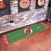 NHLRETRO New Jersey Devils Putting Green Mat - 1.5ft. x 6ft., 35549