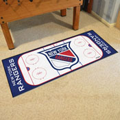 NHLRETRO New York Rangers Rink Runner - 30in. x 72in., 35557