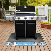 Retro NHL Pittsburgh Penguins Vinyl Grill Mat - 26in. x 42in., AGS-35562