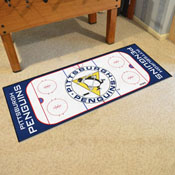 Retro NHL Pittsburgh Penguins Rink Runner - 30in. x 72in., AGS-35564