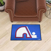 NHLRETRO Quebec Nordiques Starter Mat Accent Rug - 19in. x 30in., 35573