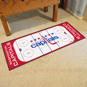 NHLRETRO Washington Capitals Rink Runner - 30in. x 72in., 35606