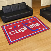 NHLRETRO Washington Capitals 5ft. x 8 ft. Plush Area Rug, 35607
