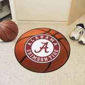 Alabama Crimson Tide Basketball Rug - 27in. Diameter, 35627