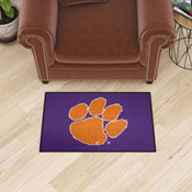 Clemson Tigers Starter Mat Accent Rug, Purple - 19in. x 30in., 35655
