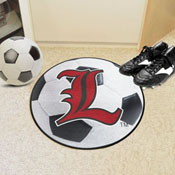 Louisville Cardinals Soccer Ball Rug - 27in. Diameter, 35735