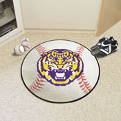 LSU Tigers Baseball Rug - 27in. Diameter, 35744
