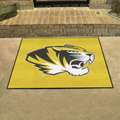 Missouri Tigers All-Star Rug, Yellow - 34 in. x 42.5 in., 35775