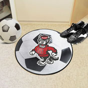 NC State Wolfpack Soccer Ball Rug - 27in. Diameter, 35787