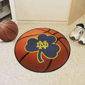 Notre Dame Fighting Irish Basketball Rug, Clover Logo - 27in. Diameter, 35804