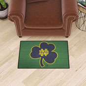 Notre Dame Fighting Irish Starter Mat Accent Rug, Clover Logo - 19in. x 30in., 35807