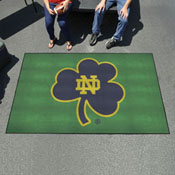 Notre Dame Fighting Irish Ulti-Mat Rug, Clover Logo - 5ft. x 8ft., 35809