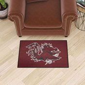 South Carolina Gamecocks Starter Mat Accent Rug - 19in. x 30in. - C with Gamecock Primary Logo - Red, 35838