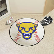 Pitt Panthers Baseball Rug, Panther Logo - 27in. Diameter, 35886