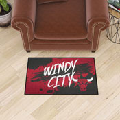 Chicago Bulls Slogan Starter Mat Accent Rug - 19in. x 30in., 35988