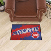 Detroit Pistons Slogan Starter Mat Accent Rug - 19in. x 30in., 35992