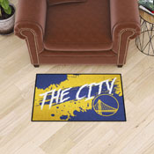 Golden State Warriors Slogan Starter Mat Accent Rug - 19in. x 30in., 35993
