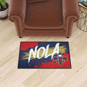 New Orleans Pelicans Slogan Starter Mat Accent Rug - 19in. x 30in., 36002