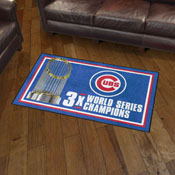 Chicago Cubs Dynasty Plush Area Rug, AGS-36031