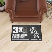 Chicago White Sox Dynasty Starter Mat Accent Rug - 19in. x 30in., 36035