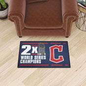 Cleveland Guardians Dynasty Starter Mat Accent Rug - 19in. x 30in., 36045
