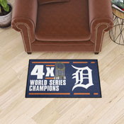 Detroit Tigers Dynasty Starter Mat Accent Rug - 19in. x 30in., 36050