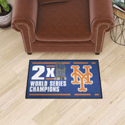 New York Mets Dynasty Starter Mat Accent Rug - 19in. x 30in., 36075