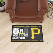 Pittsburgh Pirates Dynasty Starter Mat Accent Rug - 19in. x 30in., 36096