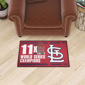 St. Louis Cardinals Dynasty Starter Mat Accent Rug - 19in. x 30in., 36108