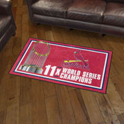 St. Louis Cardinals Dynasty Plush Area Rug, AGS-36109