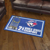 Toronto Blue Jays Dynasty Plush Area Rug, AGS-36114