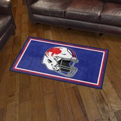 Buffalo Bills Plush Area Rug - Bills Retro Helmet Logo, AGS-36122