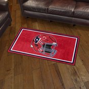 Houston Texans Plush Area Rug - Texans Alternate Helmet Logo, AGS-36194