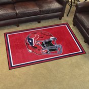 Houston Texans Plush Area Rug - Texans Alternate Helmet Logo, AGS-36194