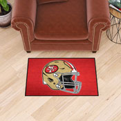 San Francisco 49ers Starter Mat Accent Rug - 19in. x 30in., 36254