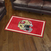 San Francisco 49ers Plush Area Rug, AGS-36258