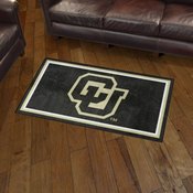 Colorado Buffaloes Plush Area Rug, AGS-36835