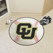 Colorado Buffaloes Basketball Rug - 27in. Diameter - CU Logo, 36325