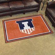 Illinois Illini Plush Area Rug, AGS-36332