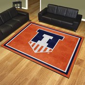 Illinois Illini Plush Area Rug, AGS-36332