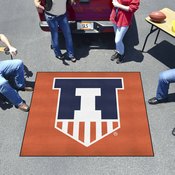 Illinois Illini Tailgater Rug - 5ft. x 6ft. - Badge Mark Logo, 36342
