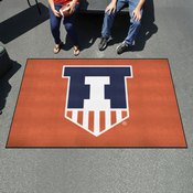Illinois Illini Ulti-Mat Rug - 5ft. x 8ft. - Badge Mark Logo, 36343