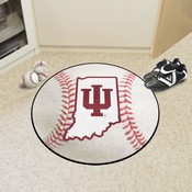 Indiana Hooisers Baseball Rug - 27in. Diameter, 36349