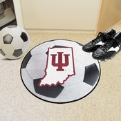 Indiana Hooisers Soccer Ball Rug - 27in. Diameter, 36352